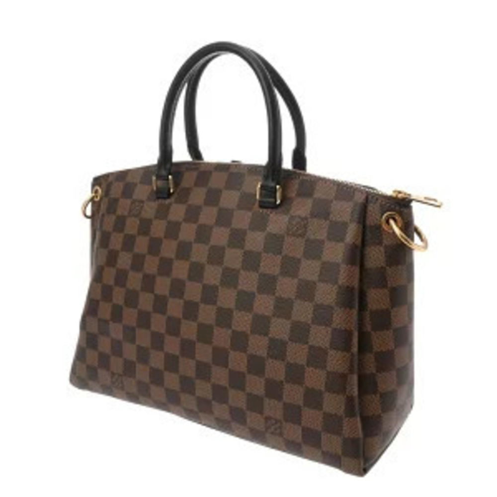 Louis Vuitton Damier Canvas Brown Tote Odeon Handbag